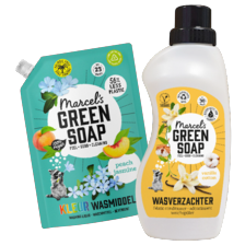 Alle Marcel's Green Soap wasmiddelen en wasverzachters